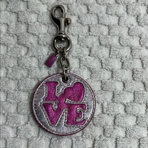 Coach Love Keychain